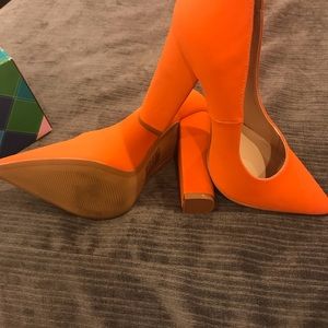 Beautiful orange heels